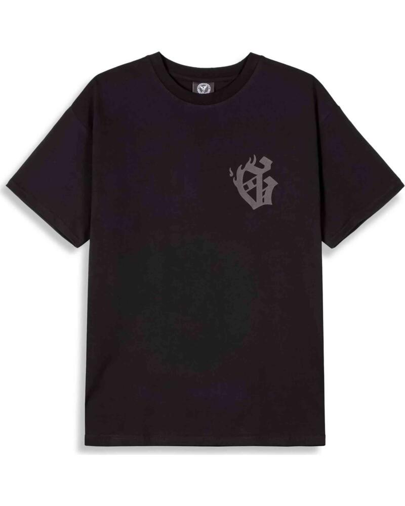 GRIMEY CAMISETA GA713-BLK MANGA CORTA NEGRA