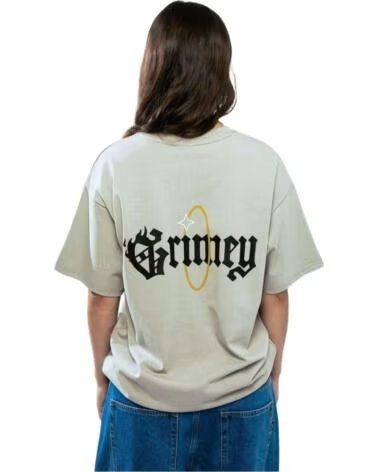 GRIMEY T-SHIRT SAOIRSE REGULAR FIT UNISEX GRIGIO