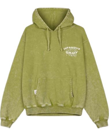 GRIMEY SUDADERA CON CAPUCHA GCH611-WGRN VERDE
