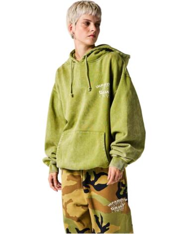 GRIMEY SUDADERA CON CAPUCHA GCH611-WGRN VERDE