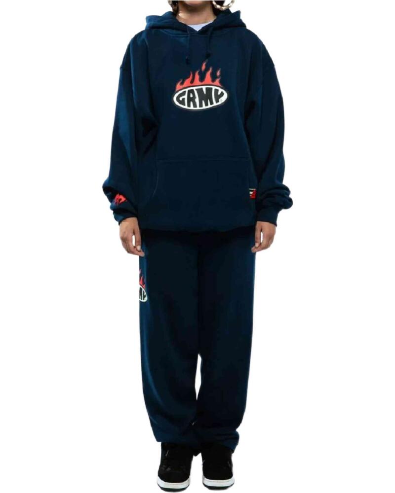 GRIMEY SUDADERA CON CAPUCHA GCH612-NVY AZUL