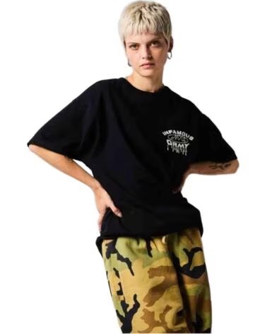 GRIMEY CAMISETA DE MANGA CORTA GA721-BLK EN PARA HOMBRE NEGRO