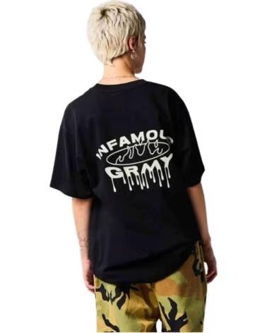 GRIMEY CAMISETA DE MANGA CORTA GA721-BLK EN PARA HOMBRE NEGRO