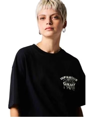 GRIMEY CAMISETA DE MANGA CORTA GA721-BLK EN PARA HOMBRE NEGRO