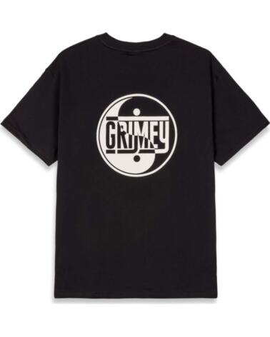 GRIMEY CAMISETA GA718-BLK MANGA CORTA NEGRA ESTAMPADA MULTICOLOR