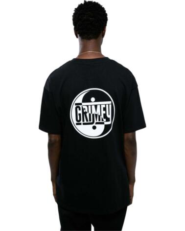 GRIMEY CAMISETA GA718-BLK MANGA CORTA NEGRA ESTAMPADA MULTICOLOR