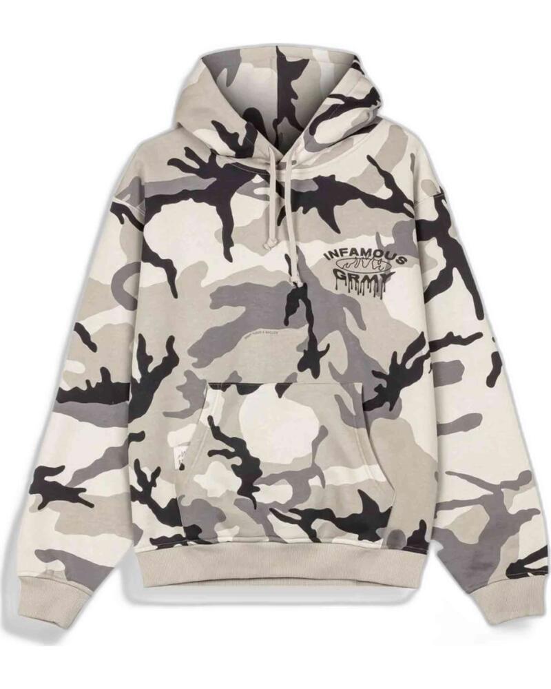 GRIMEY SUDADERA CON CAPUCHA GCH610-WCMO HOMBRE CAMUFLAJE MULTICOLOR