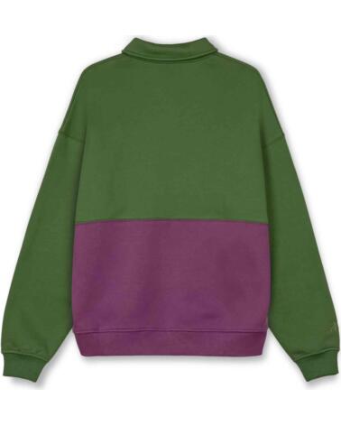 GRIMEY SUDADERA GPSW605-GRN CON CUELLO POLO MULTICOLOR