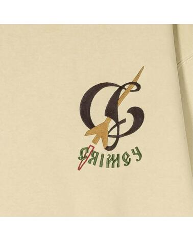 GRIMEY SUDADERA GSW607-CRM BEIGE UNISEX MULTICOLOR