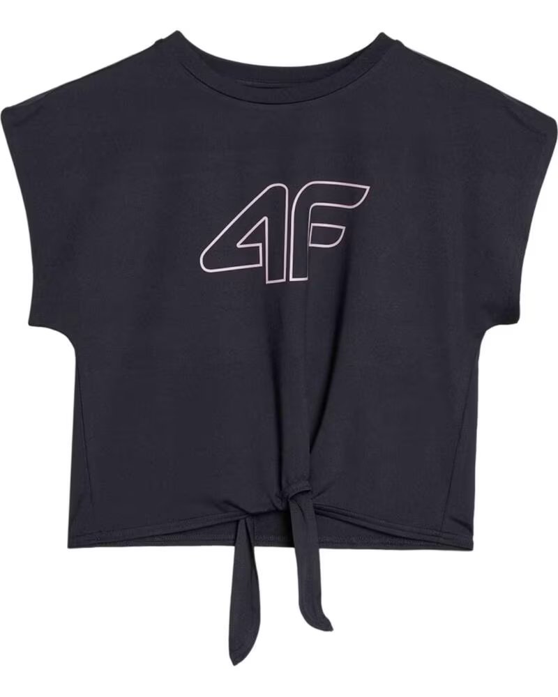 4F CAMISETA DE MANGA CORTA JWSS25TFTSF1184-20S EN PARA NI NEGRO