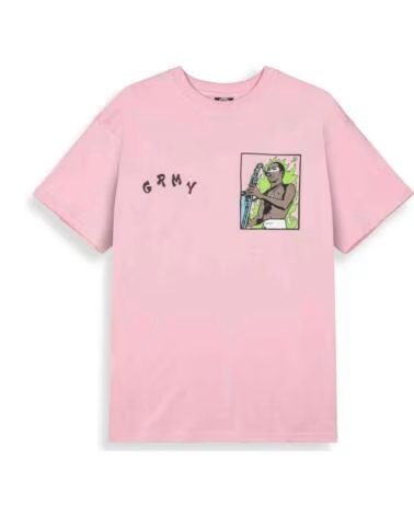 GRIMEY T-SHIRT REGULAR TEE ROSE AVEC GRAPHIQUE ROSA