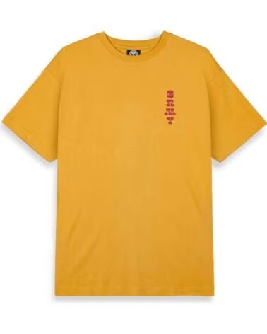 GRIMEY T-SHIRT GA744-BRW À MANCHES COURTES UNISEXE MARRON