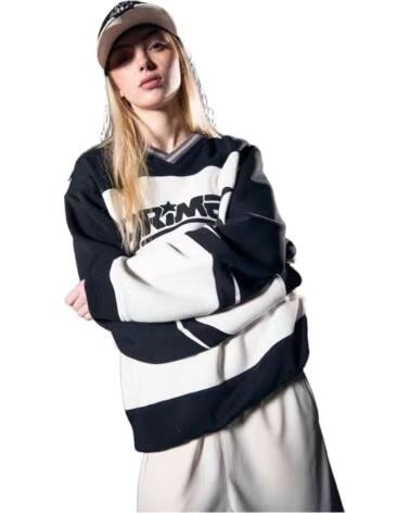 GRIMEY SUDADERA GSW622-BLK ESTILO URBANO NEGRO