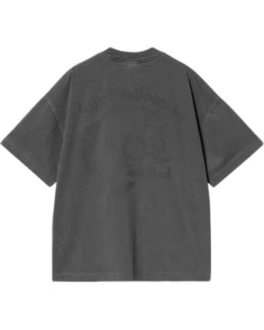 CARHARTT WIP T-SHIRT À MANCHES COURTES AVEC IMPRIMÉ NEGRO