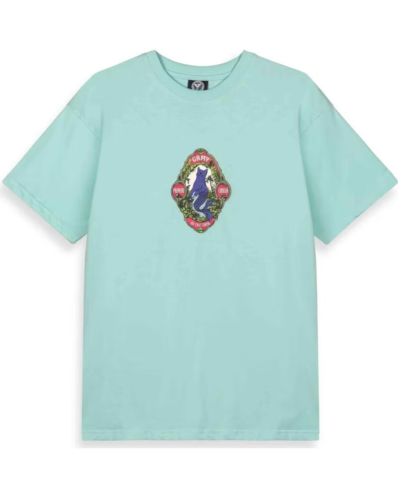 GRIMEY CAMISETA LIGHT BLUE CON GRÁFICO