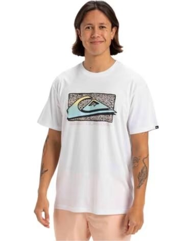 QUICKSILVER CAMISETA QUIKSILVER MANGA CORTA EQYZT08058-WBB0 BLANCA BLANCO