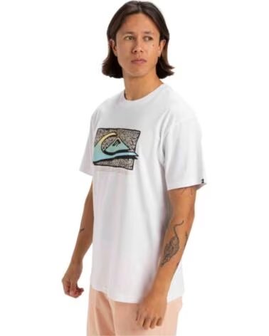 QUICKSILVER CAMISETA QUIKSILVER MANGA CORTA EQYZT08058-WBB0 BLANCA BLANCO
