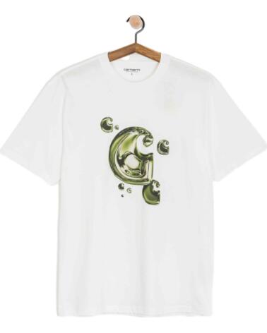 CARHARTT WIP CAMISETA DE MANGA CORTA O035204-02XX EN PARA HOMBRE BLANCO