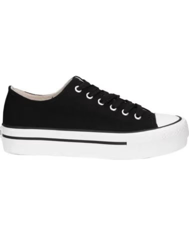 MTNG ZAPATILLAS MUSTANG 60173-C20462 EN NEGRO PARA MUJER CANVAS NEGRO