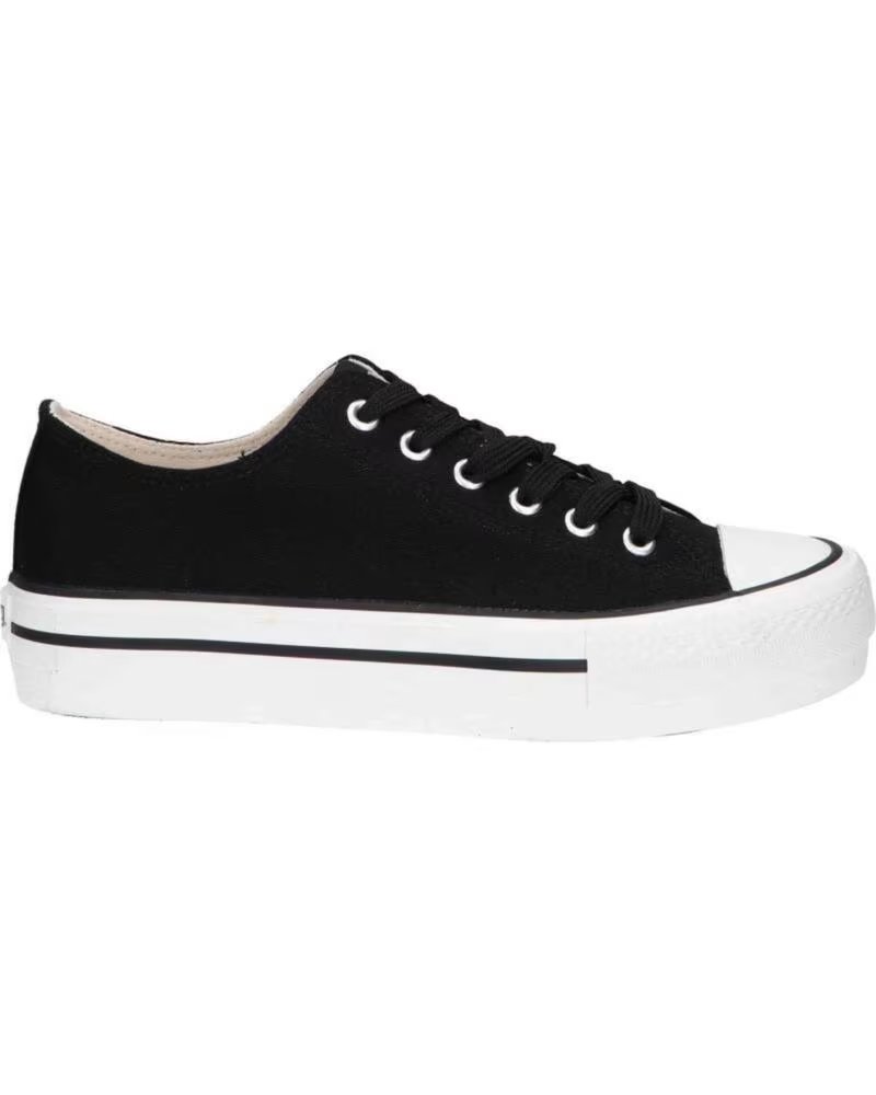 MTNG ZAPATILLAS MUSTANG 60173-C20462 EN NEGRO PARA MUJER CANVAS NEGRO