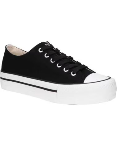 MTNG ZAPATILLAS MUSTANG 60173-C20462 EN NEGRO PARA MUJER CANVAS NEGRO
