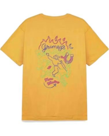 GRIMEY T-SHIRT A MANICHE CORTE GA745-YLW YELLOW