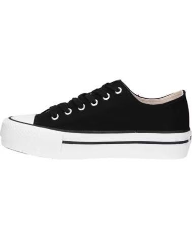 MTNG ZAPATILLAS MUSTANG 60173-C20462 EN NEGRO PARA MUJER CANVAS NEGRO