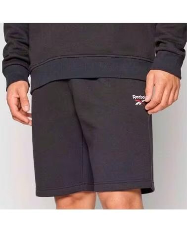 REEBOK SHORT 100221831 POUR HOMME BLACK-WHITE-VECTOR RED