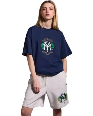 GRIMEY CAMISETA GA738-NVY DE MANGA CORTA EN AZUL MARINO NAVY