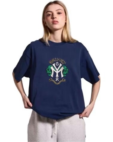 GRIMEY CAMISETA GA738-NVY DE MANGA CORTA EN AZUL MARINO NAVY