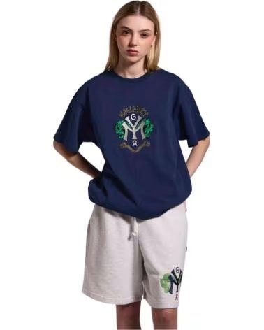 GRIMEY CAMISETA GA738-NVY DE MANGA CORTA EN AZUL MARINO NAVY