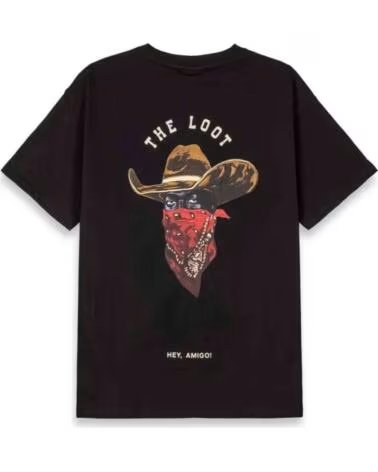 GRIMEY CAMISETA GA744-BLK MANGA CORTA - NEGRO BLACK