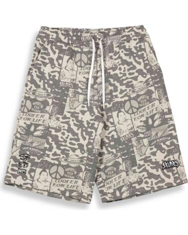 GRIMEY PANTALÓN CORTO GBSS191 ESTAMPADO ROSA