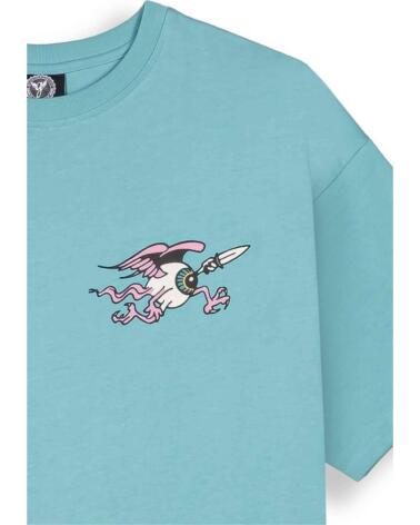 GRIMEY CAMISETA GA73506 MANGA CORTA CELESTE