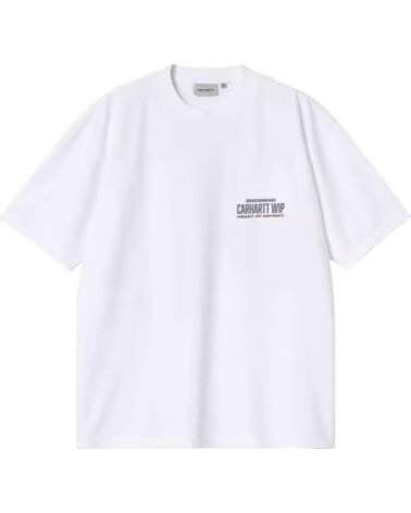 CARHARTT WIP CAMISETA I035209-260 MASTERMADE GRÁFICA BLANCA BLANCO