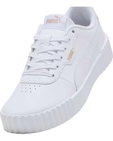 PUMA ZAPATILLAS 400365-01 EN BLANCO PARA MUJER PUMA WHITE-PUMA GOLD
