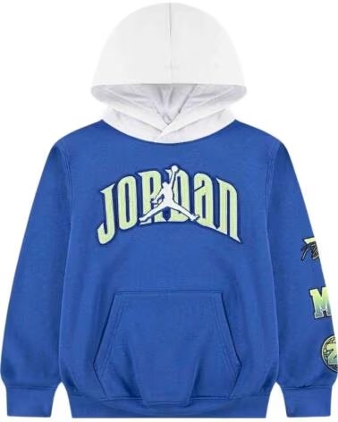 JORDAN SWEAT À CAPUCHE 95F209-BB7 BLEU POUR ENFANTS SPORT BLUE