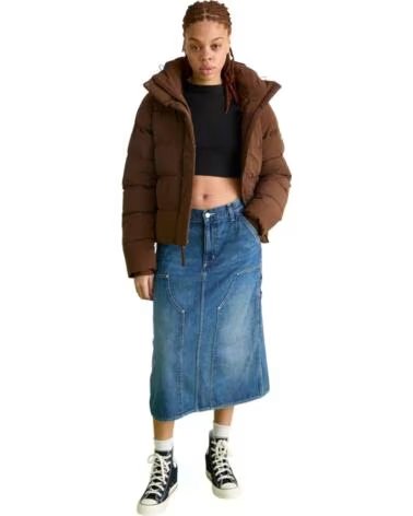 CARHARTT WIP FALDA MIDI DENIM I035880-014L BLUE
