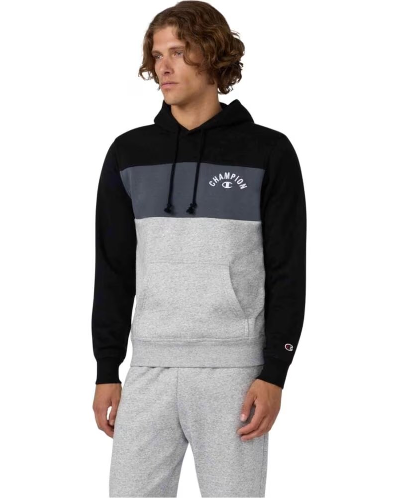 CHAMPION SWEATSHIRT COM CAPUZ COLORBLOCK 221742-KK001 PARA HOMEM NBK-NOXM-FGY