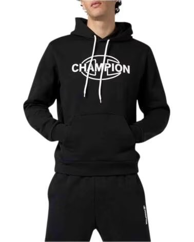 CHAMPION SUDADERA CON CAPUCHA HOODED SWEATSHIRT NEGRO NBK