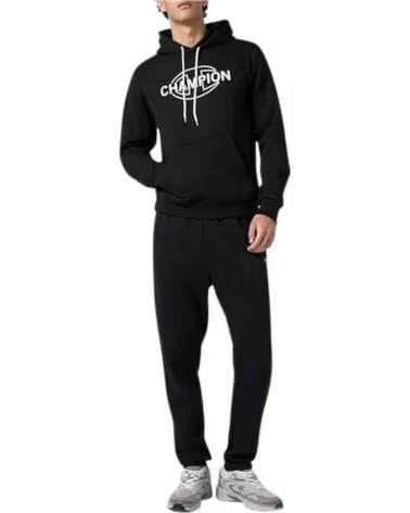 CHAMPION SUDADERA CON CAPUCHA HOODED SWEATSHIRT NEGRO NBK