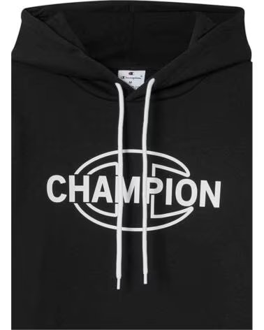 CHAMPION SUDADERA CON CAPUCHA HOODED SWEATSHIRT NEGRO NBK