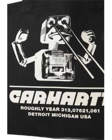 Início-CARHARTT-WIP-BOLSO-CANVAS-GRAPHIC-TOTE-WIPTOPIA-PRINT-NEGRO-BLACK-NAN