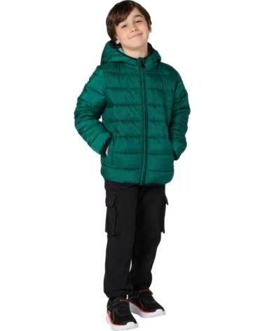 CHAMPION CASACO ACOLCHOADO COM CAPUZ 307222-GS584 PARA CRIANÇAS FPG-BBB-NBK