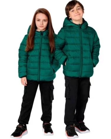 CHAMPION CASACO ACOLCHOADO COM CAPUZ 307222-GS584 PARA CRIANÇAS FPG-BBB-NBK