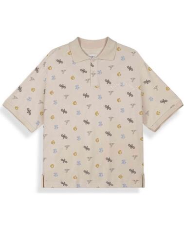 GRIMEY CAMISETA POLO GAPLS784-OWHT ESTAMPADA OFF WHITE