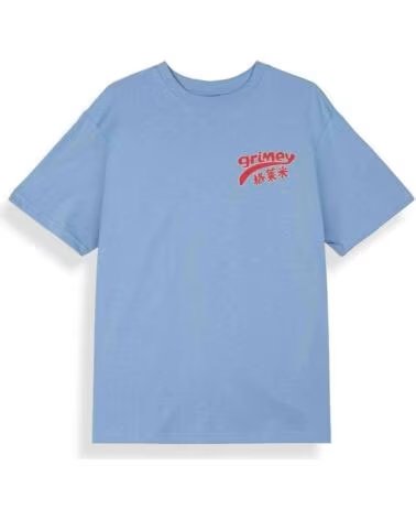 GRIMEY CAMISETA DE MANGA CORTA GAC789-BLU EN AZUL PARA UNISEX BLUE
