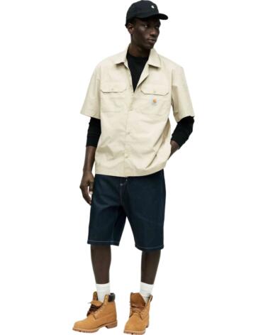 CARHARTT WIP CAMISA I035232-3INXX MANGA CORTA BEIGE
