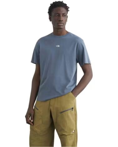 THE NORTH FACE THE ESSENTIAL CENTER LOGO RELAXED T-SHIRT DARK GREY