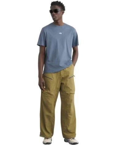 THE NORTH FACE THE ESSENTIAL CENTER LOGO RELAXED T-SHIRT DARK GREY